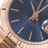 ROLEX ロレックス デイトジャスト 69178 レディース YG 腕時計 自動巻き ブルー文字盤 Aランク 中古 銀蔵