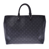 LOUIS VUITTON Louis Vuitton Monogram Eclipse Grandsac Black/Grey M44733 Men's Tote Bag A Rank Used Ginzo