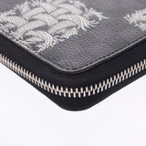 LOUIS VUITTON ルイヴィトンダミエグラフィットジッピーオーガナイザークリストファーネメス N61214 men long wallet A rank used silver storehouse