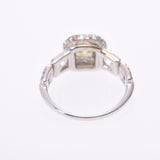 Other Diamond 0.565 / 0.67ct No. 13 Ladies K18WG Ring / Ring A Rank Used Ginzo