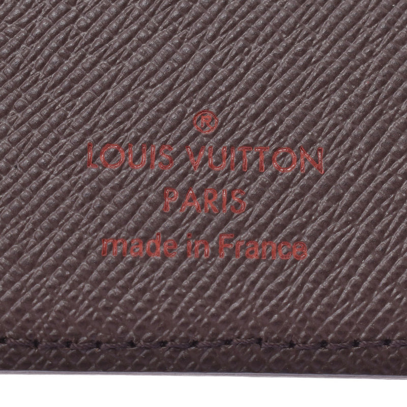 Louis Vuitton Damier portage Brown old brown n60017 men's Long Wallet