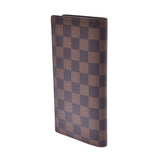 Louis Vuitton Damier portage Brown old brown n60017 men's Long Wallet