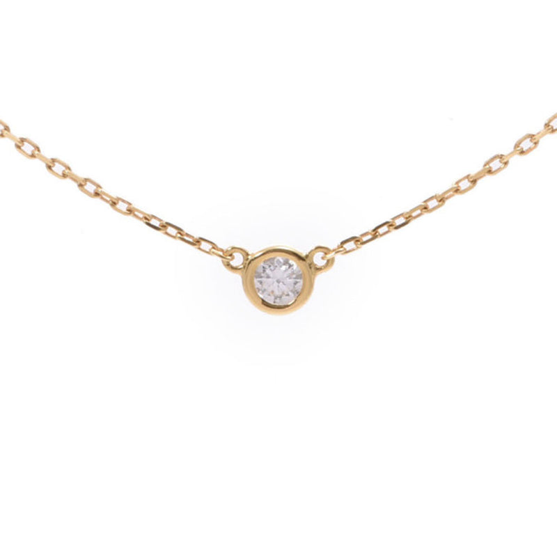 AHKAH Arker Nudy Diamond Diamond 0.06ct Women's K18YG Necklace A Rank Used Ginzo
