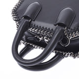 Stella McCartney Stella McCartney Falabella Mini Box 2WAY包黑色银色硬件女士皮革单肩包A Rank Used Ginzo