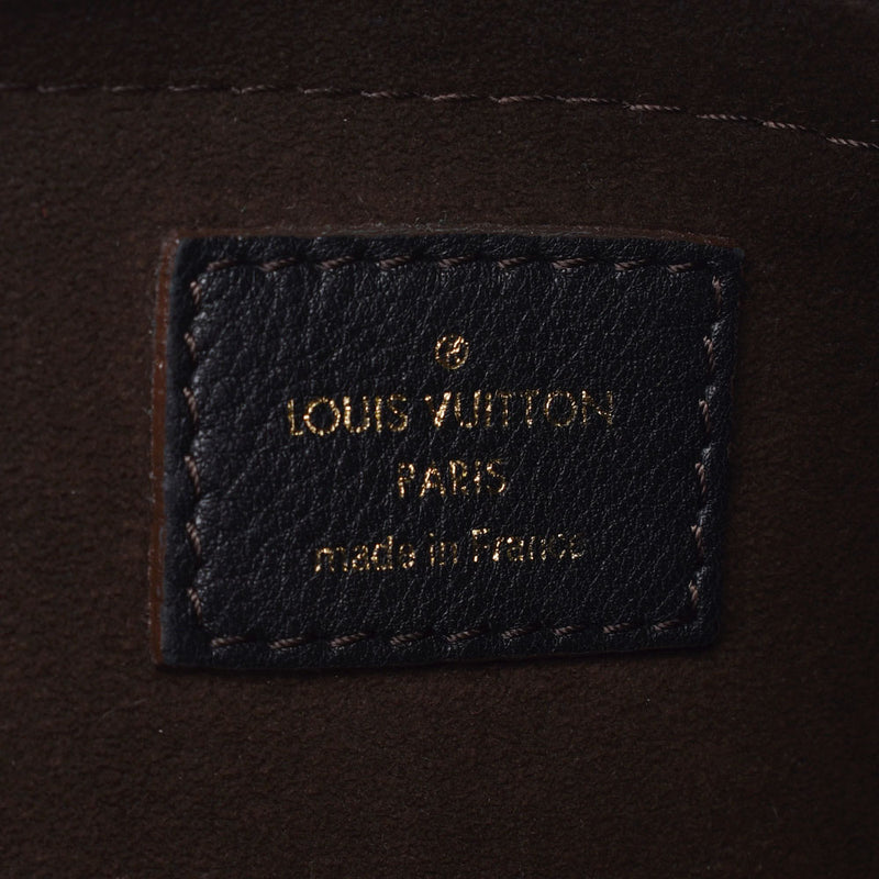 LOUIS VUITTON Louis Vuitton monogram machinalner XS noir M95660 women's shoulder bag B-rank used silver