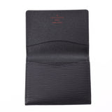 LOUIS Vuitton Louis Vuitton epien Velop cult de visit old business card case noir(black) m56582 unisex Leather Card Case B rank used silver