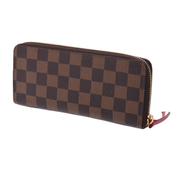 LOUIS VUITTON Damier Portofeuil Clemence Threes N60534中性长钱包AB等级二手Ginzo