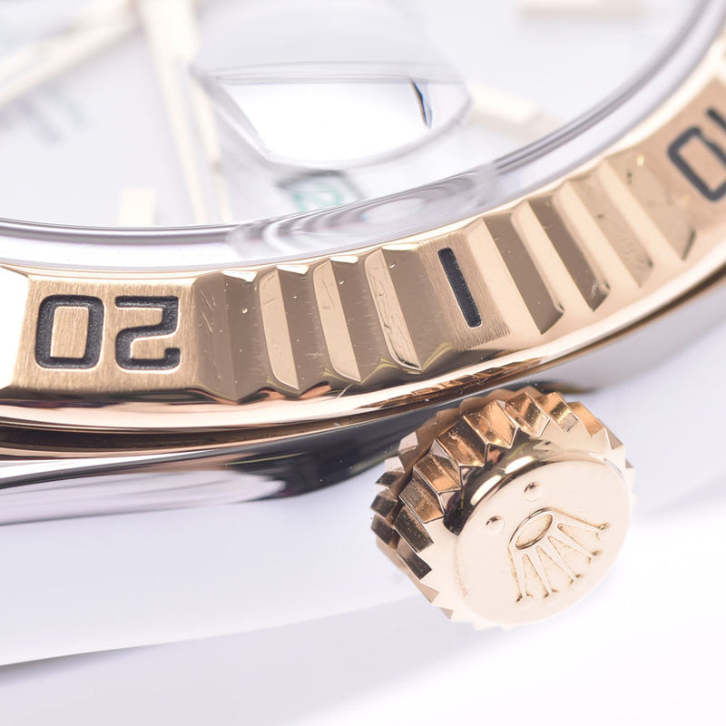 ROLEX 劳力士塔诺格拉夫日本有限公司 116263 男士 SS/YG 手表自动绕组白色表盘 A 级二手银藏