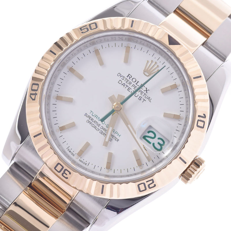 ROLEX ロレックスターノグラフ Japan-limited 116263 men's SS/YG watch self-winding watch white clockface A rank used silver storehouse