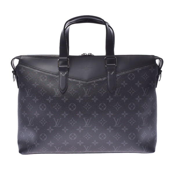 Louis Vuitton Monogram briefcase Explorer Black / Gree m40566 Mens Leather Business Bag