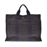 HERMES Hermes yell line MM new gray unisex canvas tote bag B rank used silver storehouse