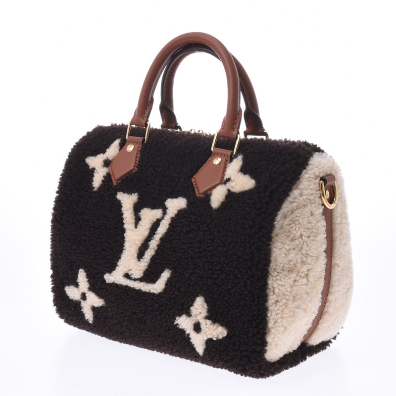 Louis Vuitton teddy speedy bandriere 25NM 2WAY bag 14145 brown 
