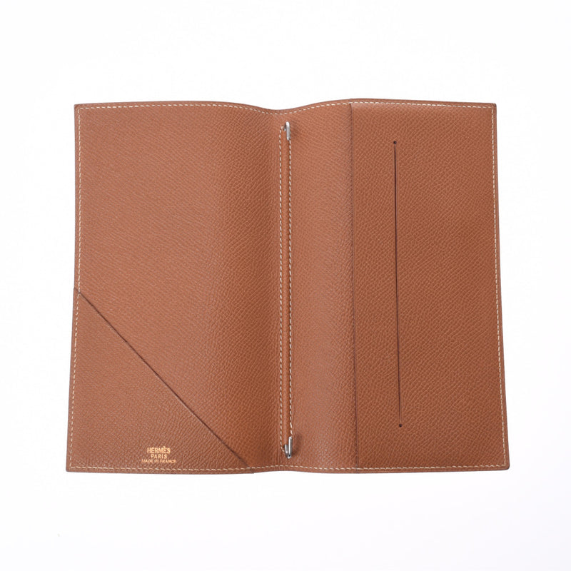HERMES Hermes Agenda Gold Silver Hardware ○ Z stamped (around 1996) Unisex Kushbell notebook cover B rank used Ginzo