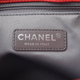 CHANEL Chanel GST Thoth red silver metal fittings Lady's caviar skin tote bag A rank used silver storehouse