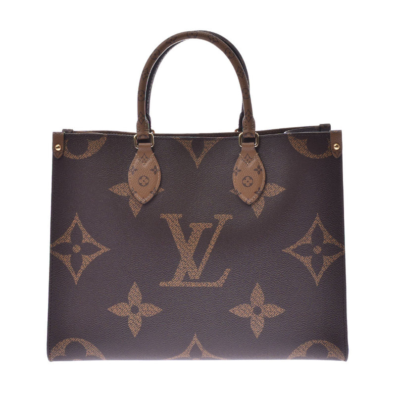 Louis Vuitton Monogram Reverse on the Go MM Brown Unisex 2WAY Bag