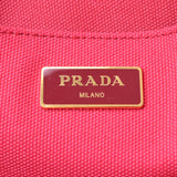 PRADA Prada Kanapa 2WAY Bag Peonia 1BG642 Ladies Canvas Tote Bag B Rank Used Ginzo