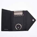 BALENCIAGA纸6键盒黑色银色金属配件中性小腿钥匙盒AB等级二手Ginzo