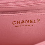 CHANEL シャネル マトラッセ チェーンショルダーバッグ ピンク アンティーク調ゴールド金具 レディース ラムスキン ショルダーバッグ Aランク 中古 銀蔵