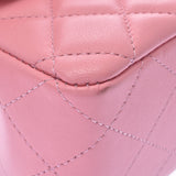 CHANEL シャネル マトラッセ チェーンショルダーバッグ ピンク アンティーク調ゴールド金具 レディース ラムスキン ショルダーバッグ Aランク 中古 銀蔵