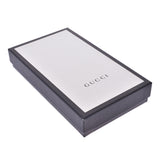 Gucci GG marble double toe Wallet Black 459133 Unisex Leather Wallet