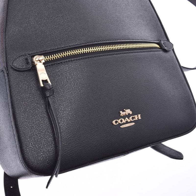 COACH Coach Signatures Backpack Outlet, Black/Dark Browne, F76622 Ladies PVC Luc Duck, Class A, A Rank Used in Ginzo