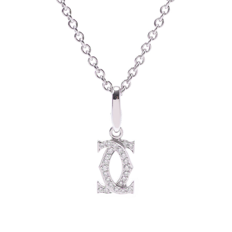 CARTIER 卡地亚 2C 魅力与链项链单独出售女士 K18WG/钻石项链 A 级二手银藏