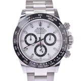 ROLEX Rolex [cash special price] Daytona 116500LN men SS/ ceramic watch self-winding watch white clockface-free silver storehouse