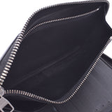 LOUIS VUITTON ルイヴィトンダミエアンフィニジッピーウォレットヴェルティカルオニキス (black) N63548 men leather long wallet B rank used silver storehouse