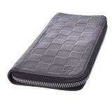 LOUIS VUITTON ルイヴィトンダミエアンフィニジッピーウォレットヴェルティカルオニキス (black) N63548 men leather long wallet B rank used silver storehouse