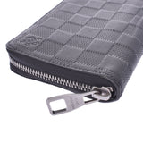 LOUIS VUITTON ルイヴィトンダミエアンフィニジッピーウォレットヴェルティカルオニキス (black) N63548 men leather long wallet B rank used silver storehouse