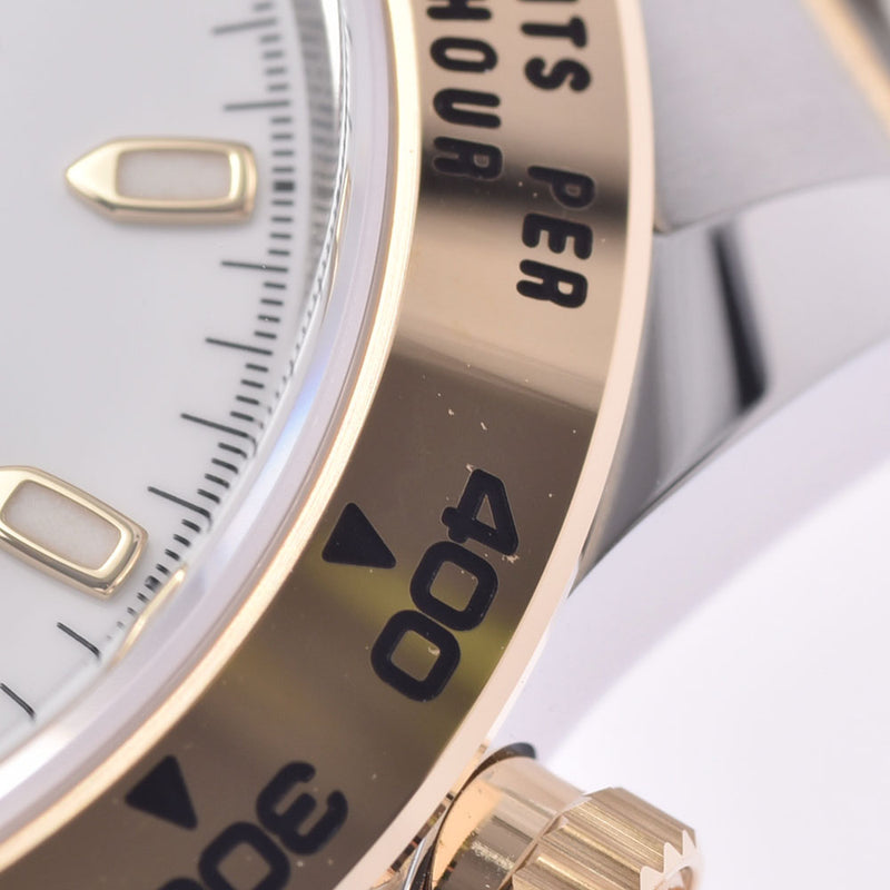 ROLEX Rolex [cash special price] Daytona 116503 men's YG/SS watch self-winding watch white clockface-free silver storehouse