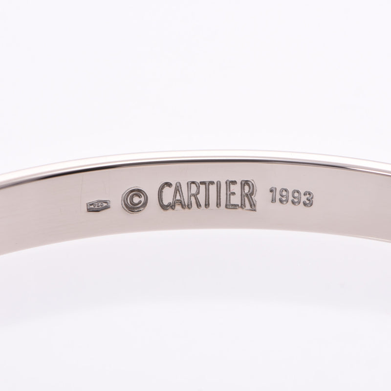 CARTIER カルティエ ラブブレス 旧型 #16 ユニセックス K18WG ブレスレット Aランク 中古 銀蔵
