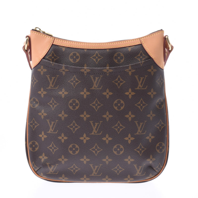 LOUIS VUITTON Monogram Odeon PM棕色M56390中性Monogram帆布单肩包A级二手Ginzo