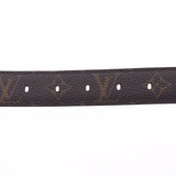 LOUIS VUITTON Monogram Sainteur Ellipse Monogram 90cm Brown Gold Metal Fittings M6919U Men's Monogram Canvas Belt B Rank Used Ginzo