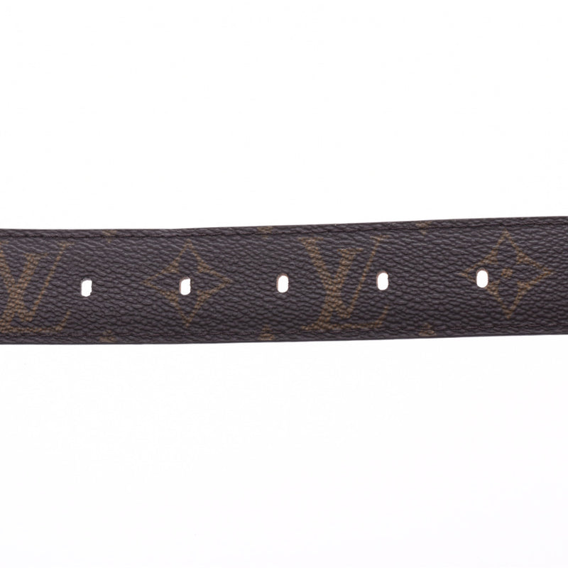 LOUIS VUITTON ルイヴィトン モノグラム サンチュール エリプスモノグラム 90cm ブラウン ゴールド金具 M6919U メンズ モノグラムキャンバス ベルト Bランク 中古 銀蔵