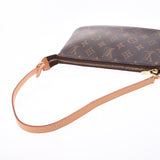 LOUIS VUITTON Monogram Pochette Accessory Brown M40712 Ladies Monogram Canvas Accessory Pouch A Rank Used Ginzo