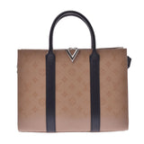 LOUIS VUITTON 路易威登单色威利手提包 MM 2WAY 袋塞萨米 / 诺尔 M44232 女士皮革手提包 A 级二手银