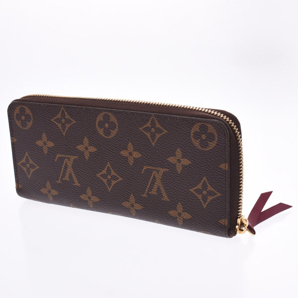 LOUIS VUITTON Ruiviton Monogram-Porthofori, Yukresmane, Fusha, M60742, Unissex, Canvas, wallet, wallet, B, Class used, used silver.