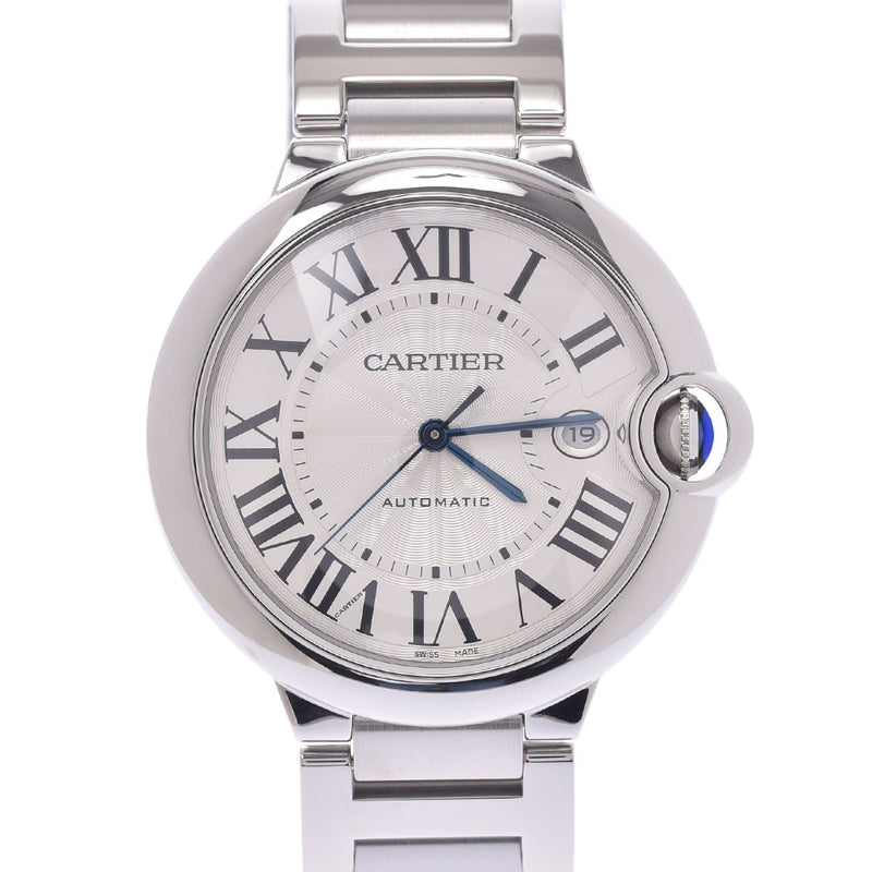 CARTIER カルティエ バロンブルー LM W69012Z4 メンズ SS 腕時計 自動巻き シルバー文字盤 未使用 銀蔵