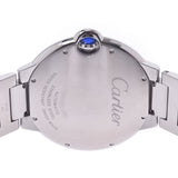 卡地亚卡地亚气球蓝色LM w69012z4男式SS手表自动上链银色表盘未使用的银股票