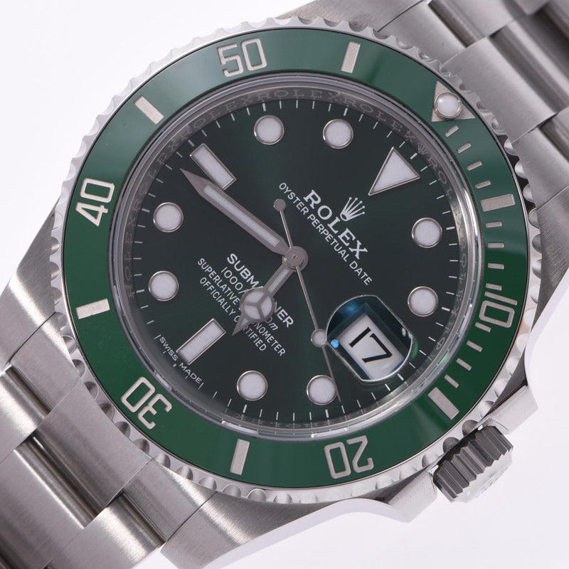 【現金特価】ROLEX ロレックス サブマリーナ 116610LV メンズ SS 腕時計 自動巻き 緑文字盤 新同 中古 銀蔵