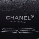 CHANEL Chanel Matrasse 2.55 Chain Shoulder Bag Black Silver Hardware Ladies Shiny Calf Shoulder Bag AB Rank Used Ginzo