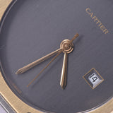 CARTIER Cartier Santos Octagon Ladies SS/YG Watch Quartz Grey Dial A Rank Used Ginzo