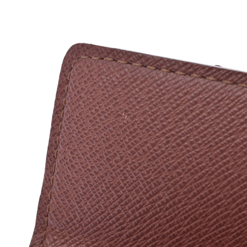 LOUIS VUITTON Louis Vuitton Monogram Portofoile Alexandra Brown M60047 Unisex Monogram Canvas Triple Wallet AB Rank Used Ginzo