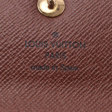 LOUIS VUITTON Louis Vuitton Monogram Portofoile Alexandra Brown M60047 Unisex Monogram Canvas Triple Wallet AB Rank Used Ginzo