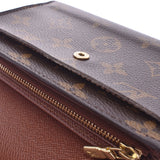 LOUIS VUITTON Louis Vuitton Monogram Portofoile Alexandra Brown M60047 Unisex Monogram Canvas Triple Wallet AB Rank Used Ginzo