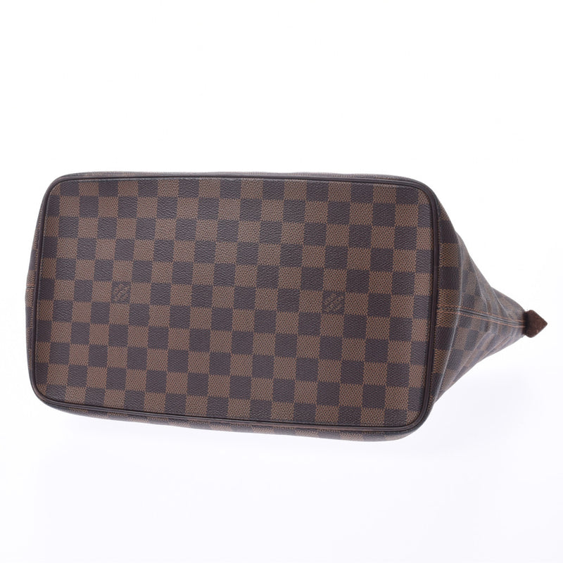 Louis Vuitton Damita Salena mm brown n51182 Unisex Damier canvas handbag B rank Silver