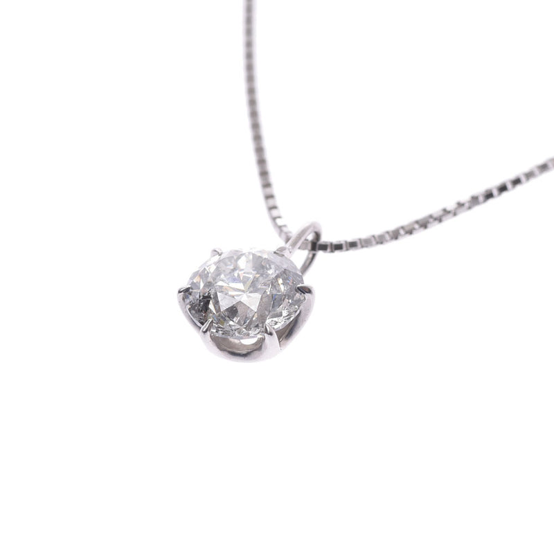 Other Diamond 1.003ct H-I1-G Ladies Pt900 Platinum Pt850 Platinum Necklace A Rank Used Ginzo