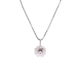 Other Diamond 1.003ct H-I1-G Ladies Pt900 Platinum Pt850 Platinum Necklace A Rank Used Ginzo