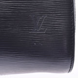 LOUIS Vuitton Louis Vuitton EPI speedy Di 25 noir m59022 women's Epi leather handbag B rank used silver